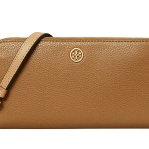 TORY BURCH ROBINSON PEBBLED CONTINENTAL WALLET